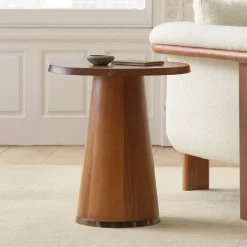 West Elm Aubin Pedestal Side Table (20")