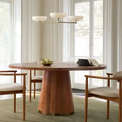 West Elm Aubin Round Dining Table (–)