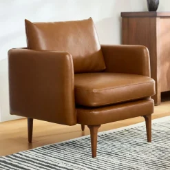 West Elm Auburn Leather Chair