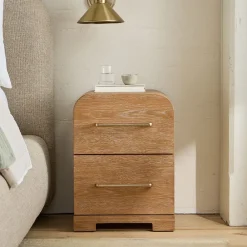 West Elm Ava Cerused Mini Nightstand (16")