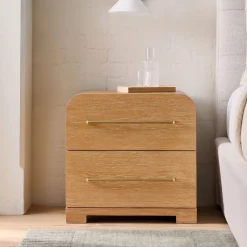 West Elm Ava Cerused Nightstand (22")