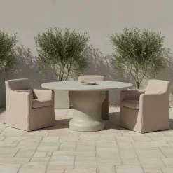 West Elm Avenne Outdoor Slipcover Dining Chair