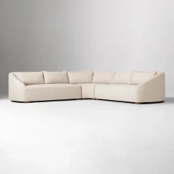 West Elm Aviana 3-Piece L-Shaped Wedge Sectional (122")
