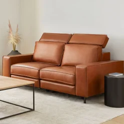 West Elm Axel Motion Reclining Leather Sofa (78")