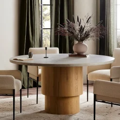 West Elm Ayleen Round Dining Table (60")