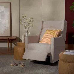 Kids West Elm Babyletto Kiwi Plus Electronic Swivel Glider Recliner
