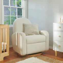 Kids West Elm Babyletto Nami Electronic Swivel Glider Recliner