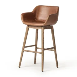 West Elm Badr Swivel Bar & s