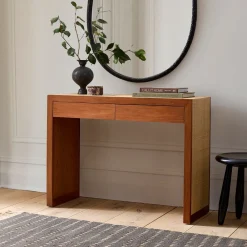 West Elm Baldwin Raffia Storage Console (40")