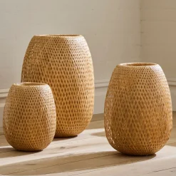 West Elm Bamboo Lanterns