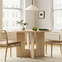 West Elm Barwell Round Dining Table (, )