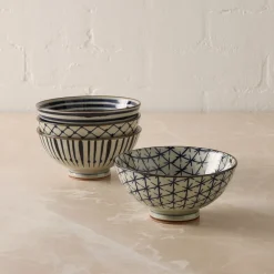 West Elm Baso Ceramic Dip Bowls (Set of 4)