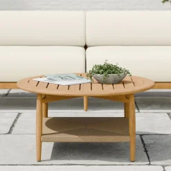 West Elm Baycrest Outdoor Teak Coffee Table (32")