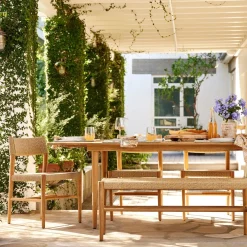 West Elm Baycrest Outdoor Teak Dining Bench (46")