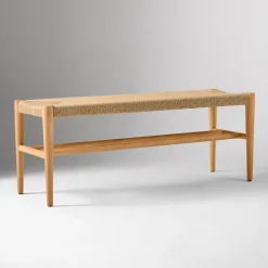 West Elm Baycrest Outdoor Teak Dining Bench Protective Cover