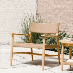 West Elm Baycrest Outdoor Teak Lounge Chair