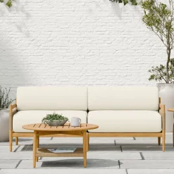 West Elm Baycrest Outdoor Teak Sofa (73")