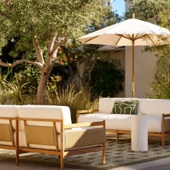 West Elm Baycrest Outdoor Teak Sofa (73")