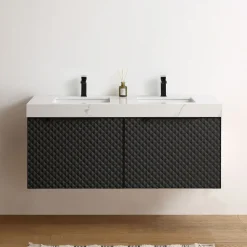 West Elm Baylor Floating Double Bathroom Vanity (–)