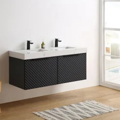 West Elm Baylor Floating Double Bathroom Vanity (–)