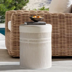 West Elm Bea Ceramic Indoor/Outdoor Side Table (13")