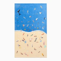 West Elm Beach Scene Beach Towel