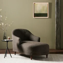 West Elm Beebee Tufted Chaise Lounge