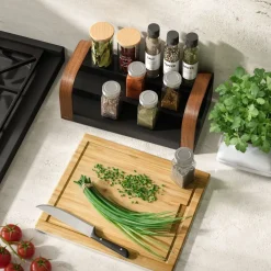 West Elm Bellwood Expandable 3-Tier Spice Shelf
