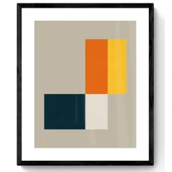 West Elm Bentuk IV Framed Wall Art by Susana Paz