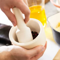 West Elm BergHOFF Leo Stoneware Mortar & Pestle - 2 Piece