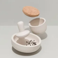 West Elm BergHOFF Leo Stoneware Mortar & Pestle - 3 Piece