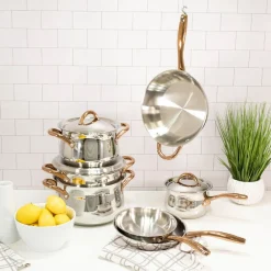 West Elm BergHOFF Ouro Gold 11-Piece Cookware Set
