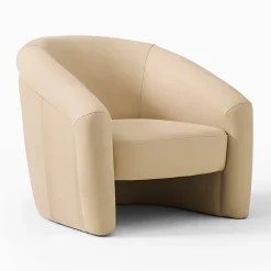 West Elm Berra Leather Chair