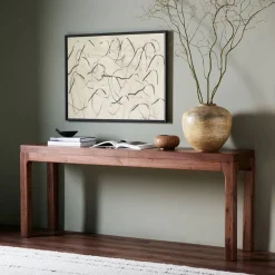 West Elm Berriman Walnut Console (78")