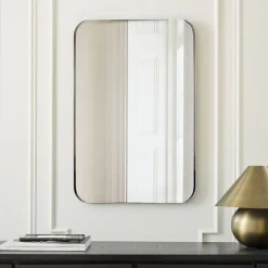 West Elm Beveled Edge Frameless Rectangle Wall Mirror