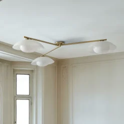 West Elm Bezel 3-Light Metal Flush Mount (60")