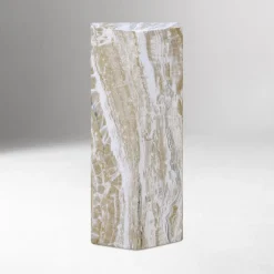 West Elm Biloxi Outdoor Faux Marble Side Table (22")