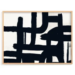 West Elm Black & White Series III Framed Wall Art by Minted for