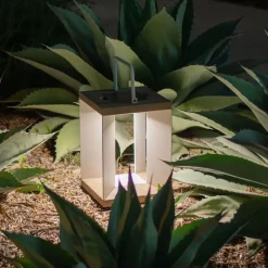 West Elm Blade Solar LED Lantern