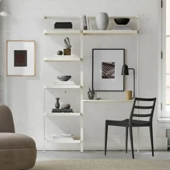 West Elm Blaine Wall Desk w/ Shelves (53"–63")