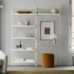 West Elm Blaine Wall Desk w/ Shelves (53"–63")