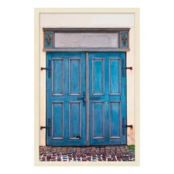 West Elm Blue Doors Wall Art