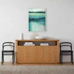 West Elm Blue Lagoon Framed Wall Art by Minted for