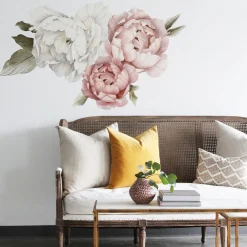 West Elm Blushing Peonies Wall Covering