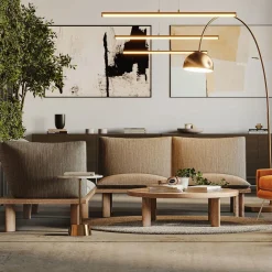West Elm Boardwalk Corner Sectional w/ Table