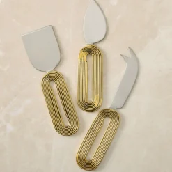 West Elm Bodin Wired Cheese Knives (Set of 3)