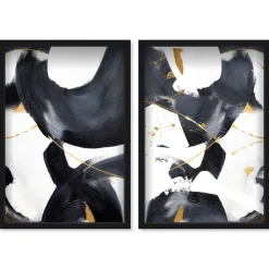West Elm Bold Stroke & Strides Framed Wall Art