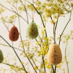 West Elm Bottlebrush Egg Ornaments (Set of 12)