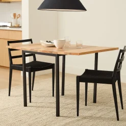 West Elm Box Frame Drop Leaf Extendable Table (24"–48")
