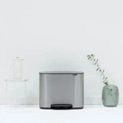 West Elm Brabantia Bo Step-On Trash Can (9.5 Gallon)